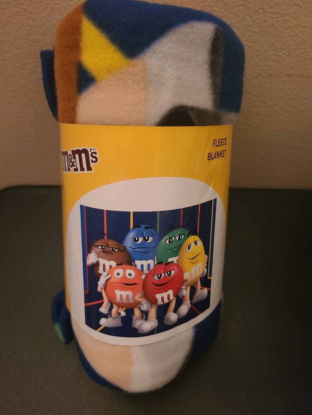 New M&M's Store Fleece Blanket Throw Character Blanket. Please review photos